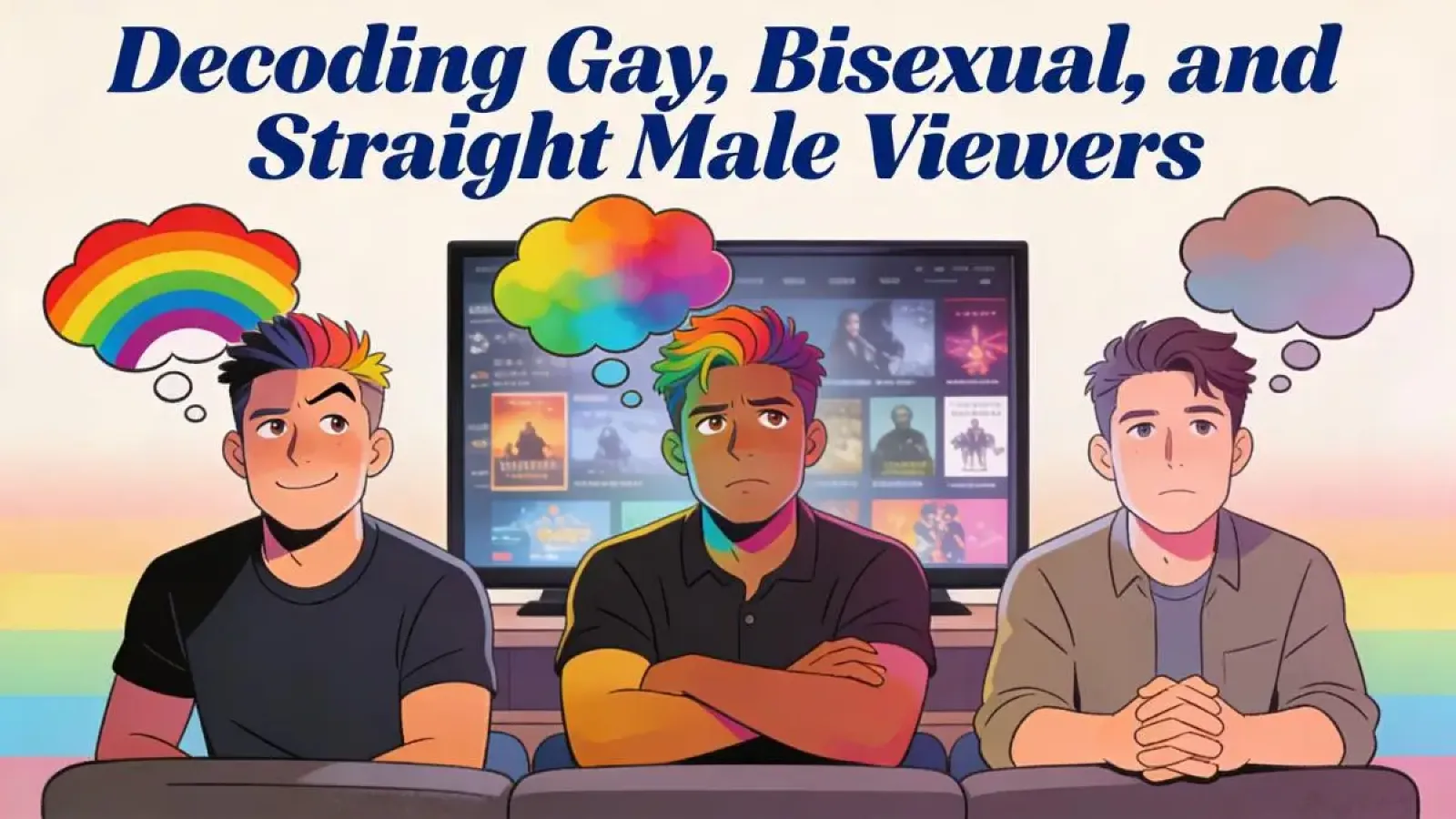 Decoding Gay, Bisexual, and Straight Male Viewers